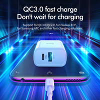 Ładowarka USB HOCO szybkie ładowanie QC PD ładowarka 20W QC4.0 QC3.0 USB typ C szybka ładowarka dla iPhone 11pro X Xs 8 Xiaomi telefon ue wtyczka 5